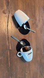 2 decoratieve koffiekopjes, Ophalen of Verzenden, Zo goed als nieuw