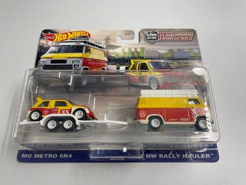 Hot Wheels Team Transport MG Metro HW Rally Hauler, Hobby en Vrije tijd, Modelauto's | Overige schalen, Nieuw, Auto, Ophalen of Verzenden