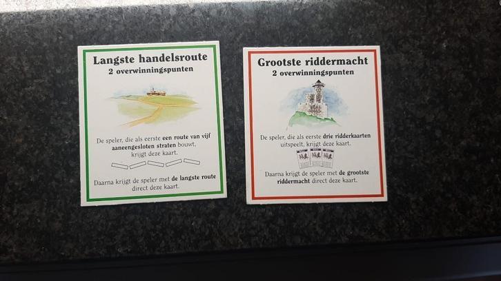 bordspel onderdelen Catan handelsroute en Riddermacht 999, Hobby en Vrije tijd, Gezelschapsspellen | Bordspellen, Nieuw, Een of twee spelers