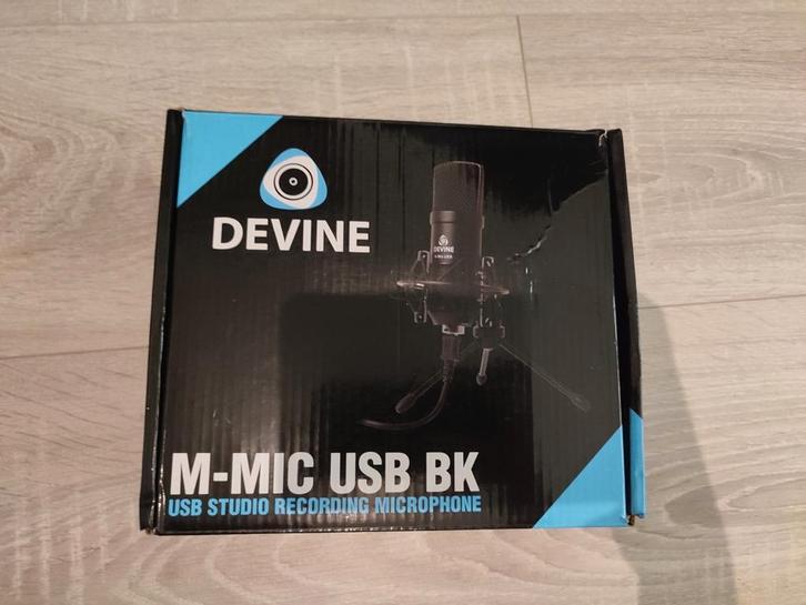 [Devine] M-Mic USB BK condensator microfoon, Muziek en Instrumenten, Microfoons, Nieuw, Studiomicrofoon, Ophalen of Verzenden