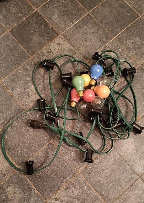 Prikkabel, Tuin en Terras, Buitenverlichting, Zo goed als nieuw, Minder dan 50 watt, Ophalen of Verzenden
