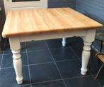 Hele mooie zware boeren eettafel 1.20 bij 1.20, Huis en Inrichting, Ophalen, Gebruikt, 100 tot 150 cm, 200 cm of meer