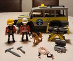 Playmobil 5427 en 5429, reddingsploeg met auto, quad en hond, Ophalen of Verzenden, Gebruikt