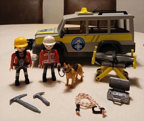 Playmobil 5427 en 5429, reddingsploeg met auto, quad en hond, Kinderen en Baby's, Speelgoed | Playmobil, Gebruikt, Ophalen of Verzenden