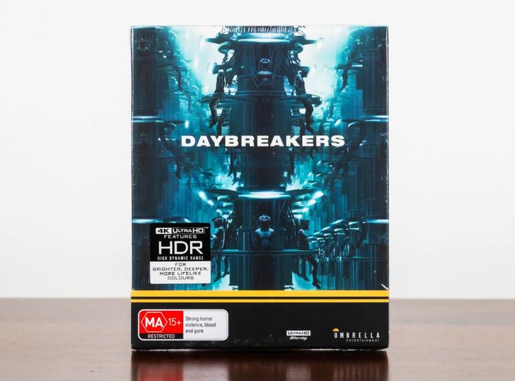 Daybreakers 4K UHD + Blu-Ray (Import) Umbrella, Cd's en Dvd's, Blu-ray, Nieuw in verpakking, Horror, Ophalen of Verzenden