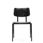 Rietveld industriele vintage retro schoolstoelen stoel  853, Ophalen of Verzenden, Nieuw, Bruin, Vijf, Zes of meer stoelen
