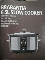 Zgan slowcooker brabantia 6,5l, Ophalen of Verzenden, Zo goed als nieuw