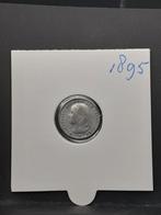 10 cent 1895 koningin Wilhelmina, Zilver, Ophalen of Verzenden, 10 cent, Koningin Wilhelmina