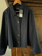 Bouclé vest-jasje donkerblauw nieuw, Kleding | Dames, Jasjes, Kostuums en Pakken, Blauw, Maat 46/48 (XL) of groter, Nieuw, Ophalen of Verzenden