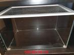 Aquarium met gaasdeksel, Dieren en Toebehoren, Knaagdieren en Konijnen | Hokken en Kooien, Gebruikt, Minder dan 75 cm, Hok, Ophalen