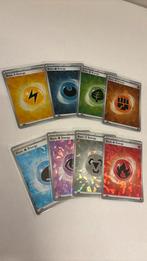 8x Basic Energy (Cracked Ice Pattern) - Reverse Holo, Ophalen of Verzenden, Meerdere kaarten