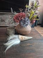 Mooie stoere hoorn met haar, Huis en Inrichting, Woonaccessoires | Overige, Ophalen of Verzenden, Zo goed als nieuw