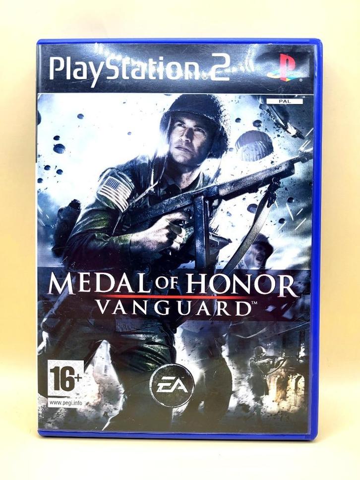 Medal of Honor Vanguard - PS2, Spelcomputers en Games, Games | Sony PlayStation 2, Zo goed als nieuw, Shooter, 1 speler, Vanaf 16 jaar
