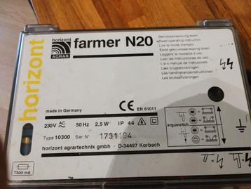 Horizon Farmer N20 Schrikdraadapparaat beschikbaar voor biedingen