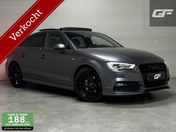 Audi A3 Limousine 1.4 TFSI S-Line Black Edition Pano Mattgri beschikbaar voor biedingen