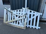 Hekwerk met wat werk, Met poort, Gebruikt, Verzenden, Tuinhek