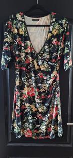 King Louie, vrolijke bloemenjurk 3/4 mouw, L, Kleding | Dames, Jurken, Ophalen of Verzenden, Zo goed als nieuw