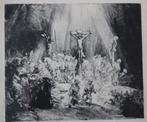 Fraaie prent van Rembrandt. De kruisiging van Jezus., Antiek en Kunst, Kunst | Litho's en Zeefdrukken, Verzenden