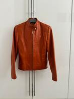Leren / Leer Jas Bruin Cognac maat S, Kleding | Dames, Jassen | Zomer, Ophalen, Nieuw, Maat 38/40 (M), Bruin