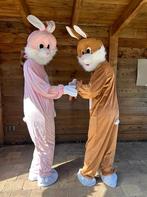 Roze of bruin konijn/ haas mascotte kostuum te huur en mee, Hobby en Vrije tijd, Ophalen of Verzenden, Zo goed als nieuw, Overige