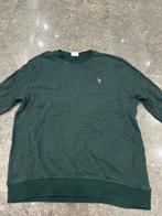 NIEUW U.S. Polo Assn. Heren Trui met Suède Elleboogstukken, Verzenden, Groen, U.S. Polo ASSN, Maat 56/58 (XL)