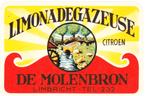 Oud limonade etiket Limbricht,  porto koper!, Ophalen of Verzenden, Zo goed als nieuw, Overige typen