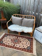Rotan Trouwbankje Tuinset - Bank & Tafeltje, Tuin en Terras, Tuinsets en Loungesets, Ophalen, Zo goed als nieuw, Rotan, Tuinset