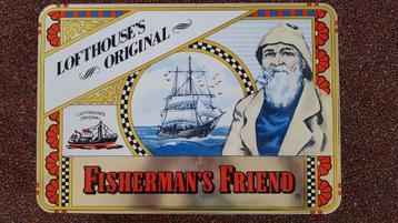 Groot Fisherman's Friend blik beschikbaar voor biedingen