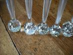 5 mooie Vintage Bolvaasje met luchtbelletjes,jrn 70(adv238A., Gebruikt, Overige kleuren, Ophalen of Verzenden, Glas
