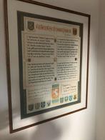 Het TWENSCH VOLKSLIED ingelijst, Antiek en Kunst, Ophalen