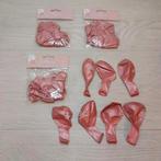31 NIEUWE BALONNEN ROZE METALLIC ALLES SAMEN€0,50, Ophalen of Verzenden, Nieuw, Versiering, Verjaardag