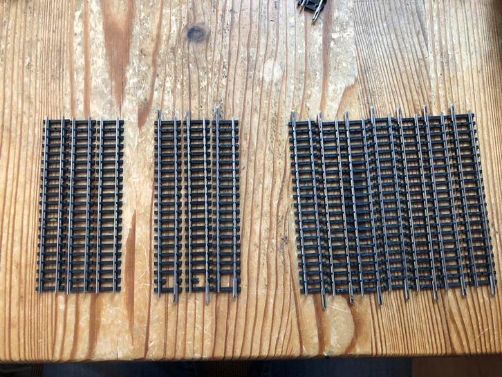 Trix N-spoor rechte stukken 4904, Hobby en Vrije tijd, Modeltreinen | N-Spoor, Gebruikt, Rails, Gelijkstroom, Trix, Ophalen of Verzenden