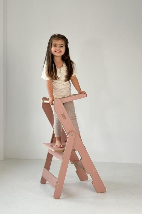 Leertoren inklapbaar, Kinderen en Baby's, Kinderstoelen, Nieuw, Inklapstoel, Aanschuifbaar, Verzenden