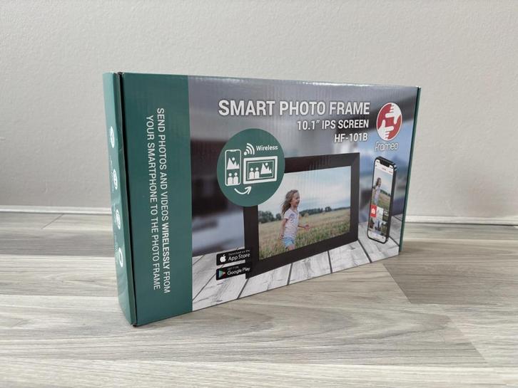 Frameo HF-101B Digitale Fotolijst – 10.1 inch, Audio, Tv en Foto, Fotografie | Digitale fotolijsten, Nieuw, 8 tot 12 inch, 2 GB of meer