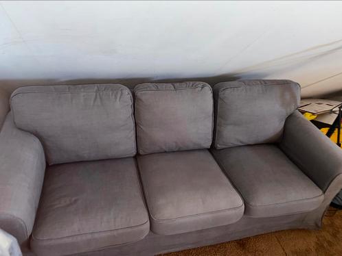 IKEA ektorp 3 zits antraciet, Huis en Inrichting, Banken | Bankstellen, Gebruikt, 75 tot 100 cm, Ophalen