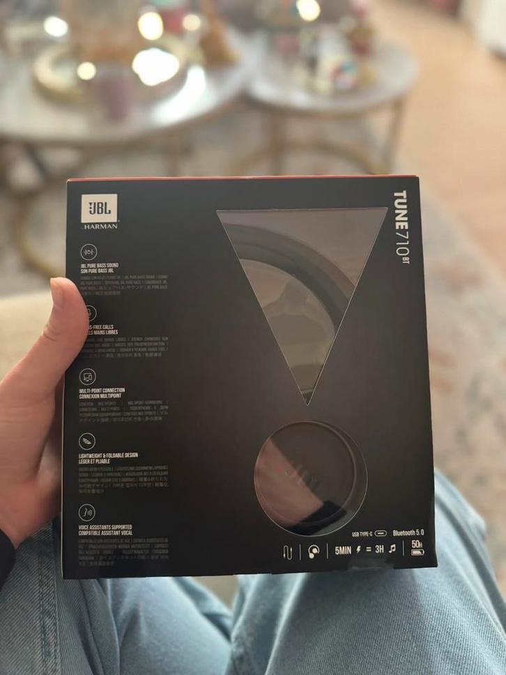 JBL Tune 710BT Draadloze Koptelefoon - Nieuw!, Audio, Tv en Foto, Koptelefoons, Nieuw, Over oor (circumaural), Draadloos, Ophalen of Verzenden