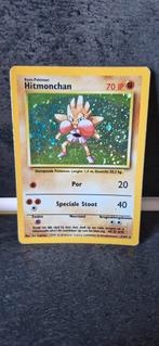 Hitmonchan 7/102 base set 1999 nederlands, Ophalen of Verzenden, Zo goed als nieuw, Losse kaart, Foil