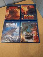 Godzilla & Kong Blu-ray Collectie - 4 Films, Gebruikt, N.v.t., Ophalen of Verzenden, N.v.t.