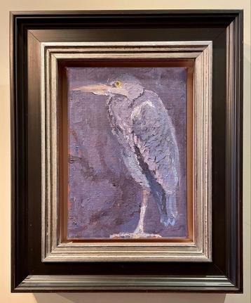 Annemieke Vos, de reiger, opl. Academie Minerva Groningen. beschikbaar voor biedingen