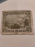 Oostenrijk noodgeld 10 Heller 1920 niederoaterreich, Postzegels en Munten, Bankbiljetten | Europa | Niet-Eurobiljetten, Verzenden