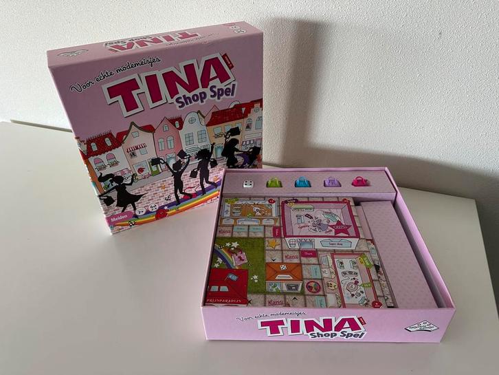 Tina Shop Spel – compleet & als nieuw!, Hobby en Vrije tijd, Gezelschapsspellen | Bordspellen, Nieuw, Ophalen of Verzenden