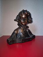 buste, art deco, gips, Antiek en Kunst, Ophalen