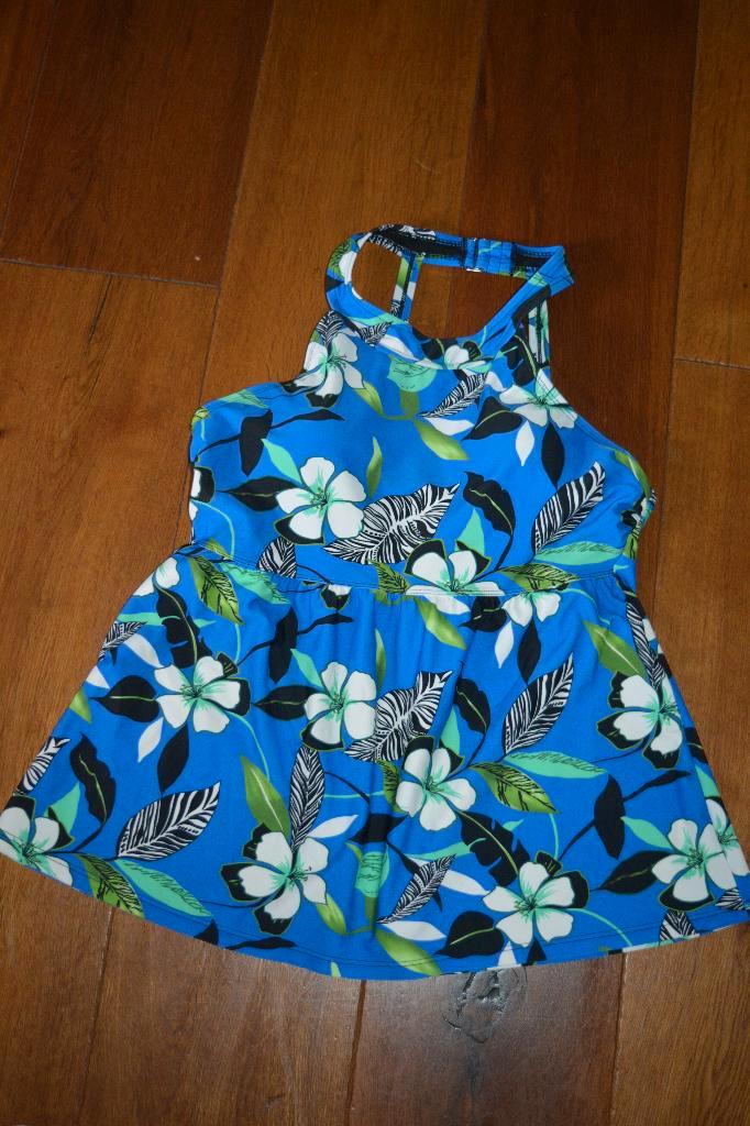 leuke tankini halter top, maat 38/40, cup C, Kleding | Dames, Badmode en Zwemkleding, Zo goed als nieuw, Overige typen, Blauw