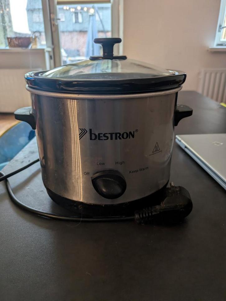 Bestron Slowcooker 1.5L - Zo goed als nieuw!, Witgoed en Apparatuur, Slowcookers, Zo goed als nieuw, Ophalen of Verzenden