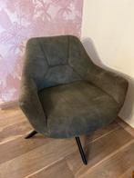 Draaifauteuil Mace - Antraciet Stof - Leen Bakker, Huis en Inrichting, Ophalen, Zo goed als nieuw, Eén, Stof