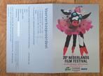 Dubbele kaart reclame koe 20ste nederland film festival 2000, Verzamelen, Film en Tv, Nieuw, Ophalen of Verzenden, Film