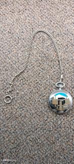 Molnija Zakhorloge met Kaaba-achterkant, Sieraden, Tassen en Uiterlijk, Horloges | Antiek, Overige merken, Zakhorloge, Staal, Met ketting