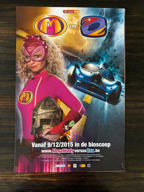 Mega Mindy vs Rox poster, Verzamelen, Posters, Zo goed als nieuw, Rechthoekig Staand, Ophalen of Verzenden
