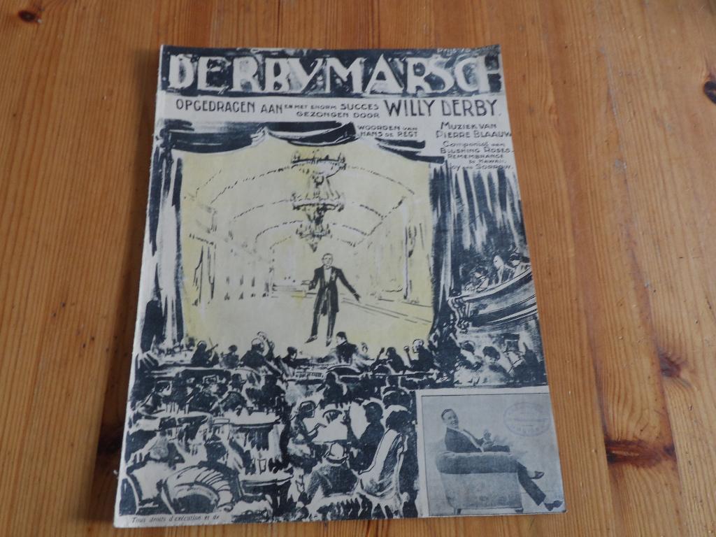 Derby marsch - pierre blaauw / hans de regt, Gebruikt, Gitaar, Ophalen of Verzenden, Artiest of Componist
