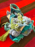 Blauw Vilt Wol - Handwerk, Hobby en Vrije tijd, Stoffen en Lappen, Wol, Blauw, Ophalen of Verzenden, Minder dan 30 cm